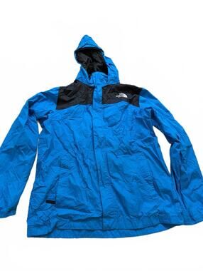 The North Face Boys Waterproof HyVent Jacket Blue XL